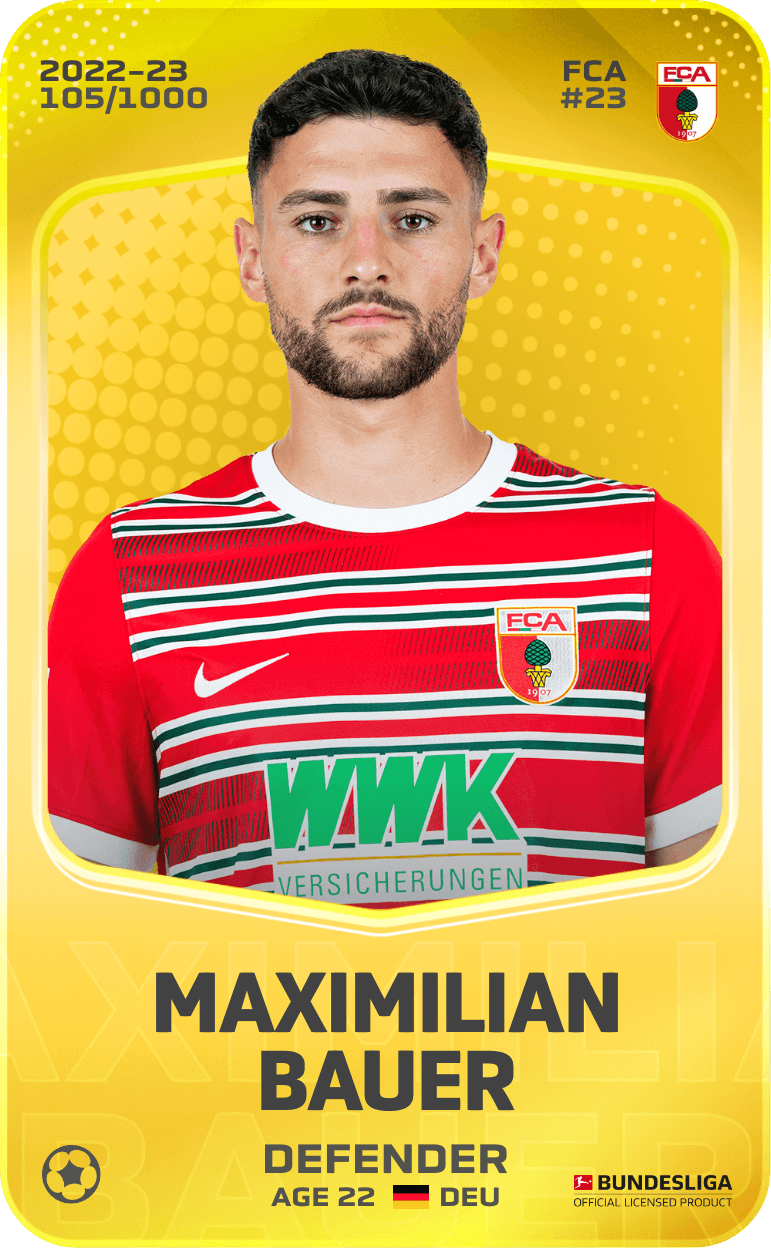Maximilian Bauer 2022-23 • Limited 105/1000