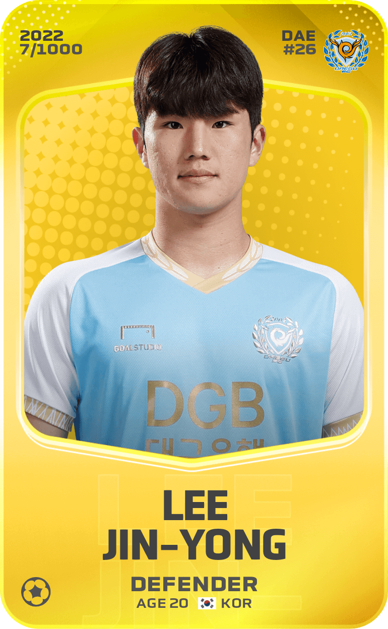 Lee Jin-Yong 2022-23 • Limited 7/1000