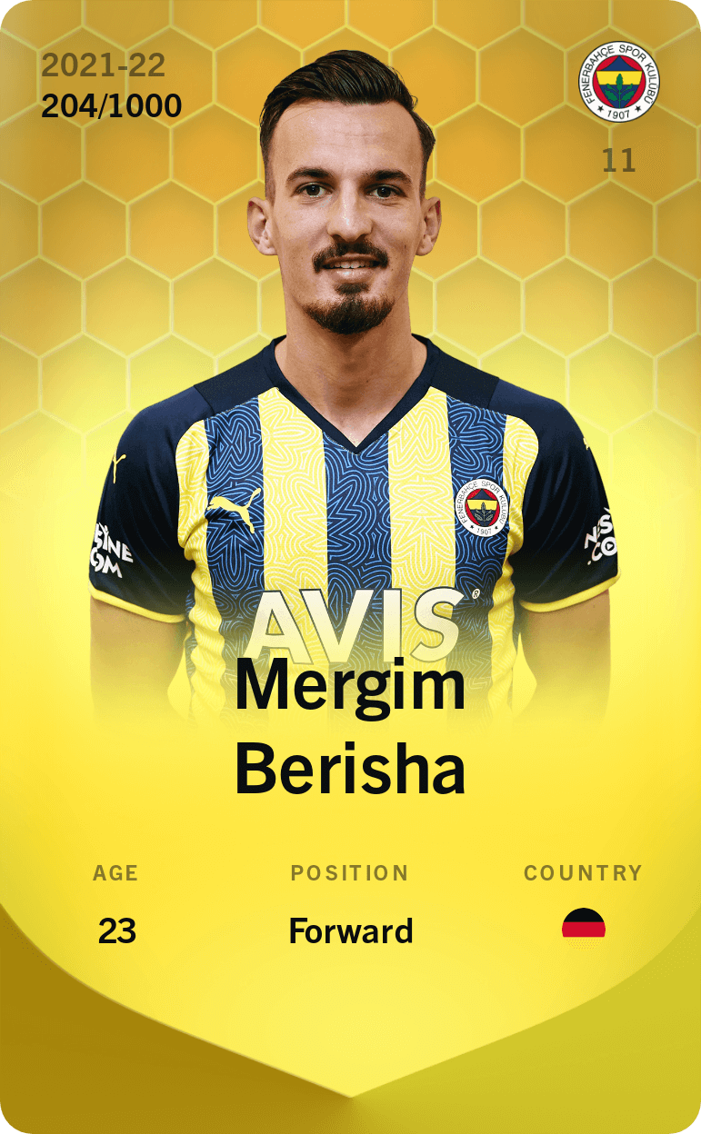 Mergim Berisha 2021-22 • Limited 204/1000