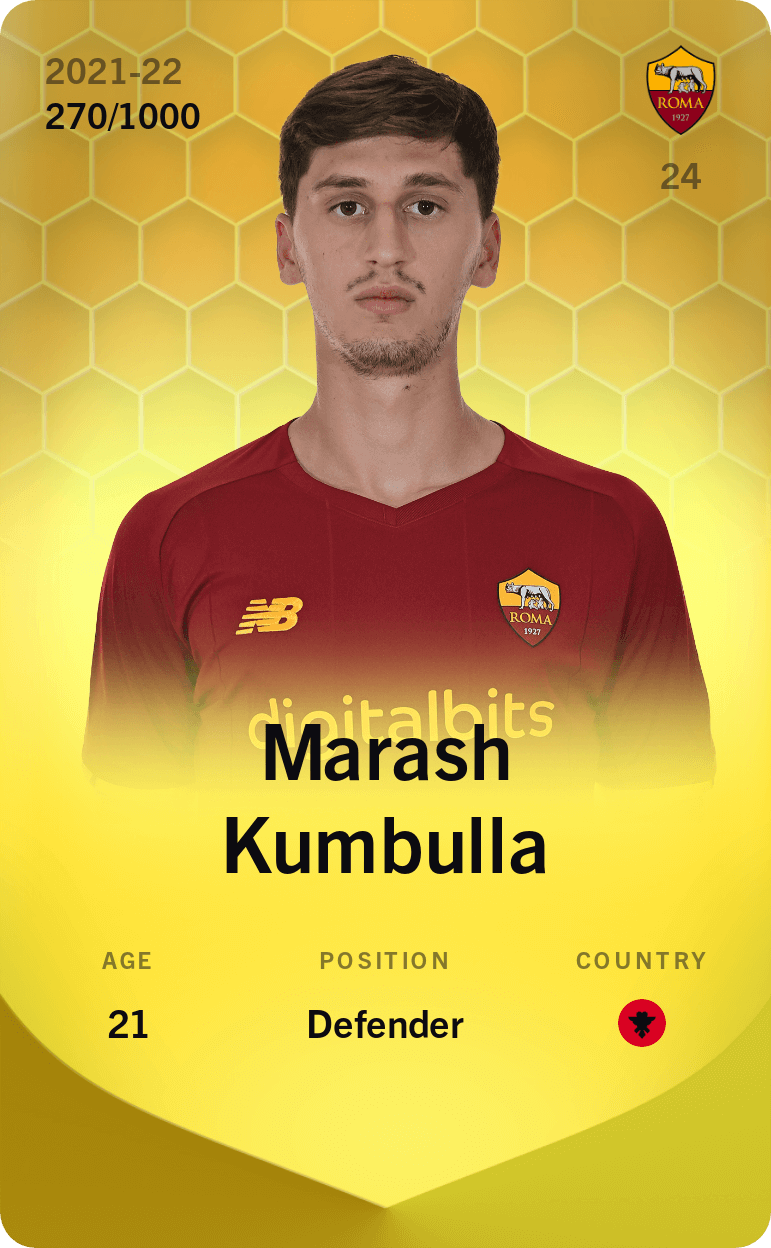 Marash Kumbulla 2021-22 • Limited 270/1000