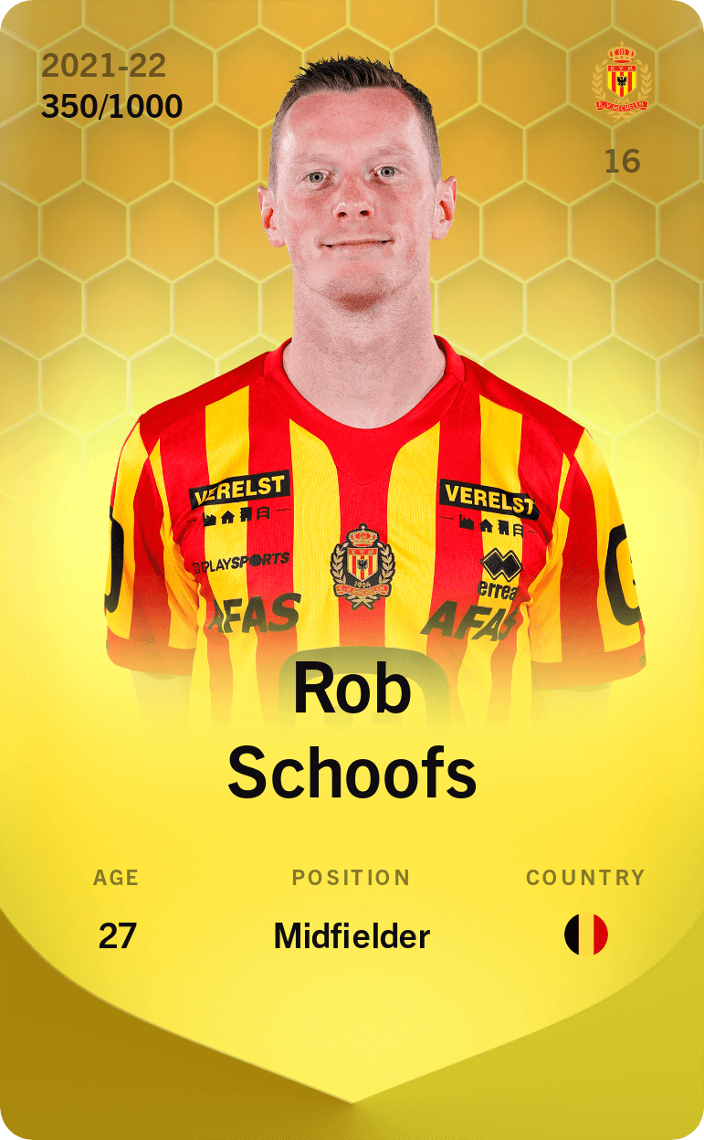 Rob Schoofs 2021-22 • Limited 350/1000