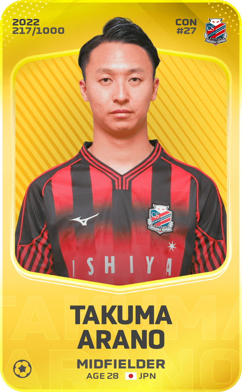 Takuma Arano 2022-23 • Limited 217/1000