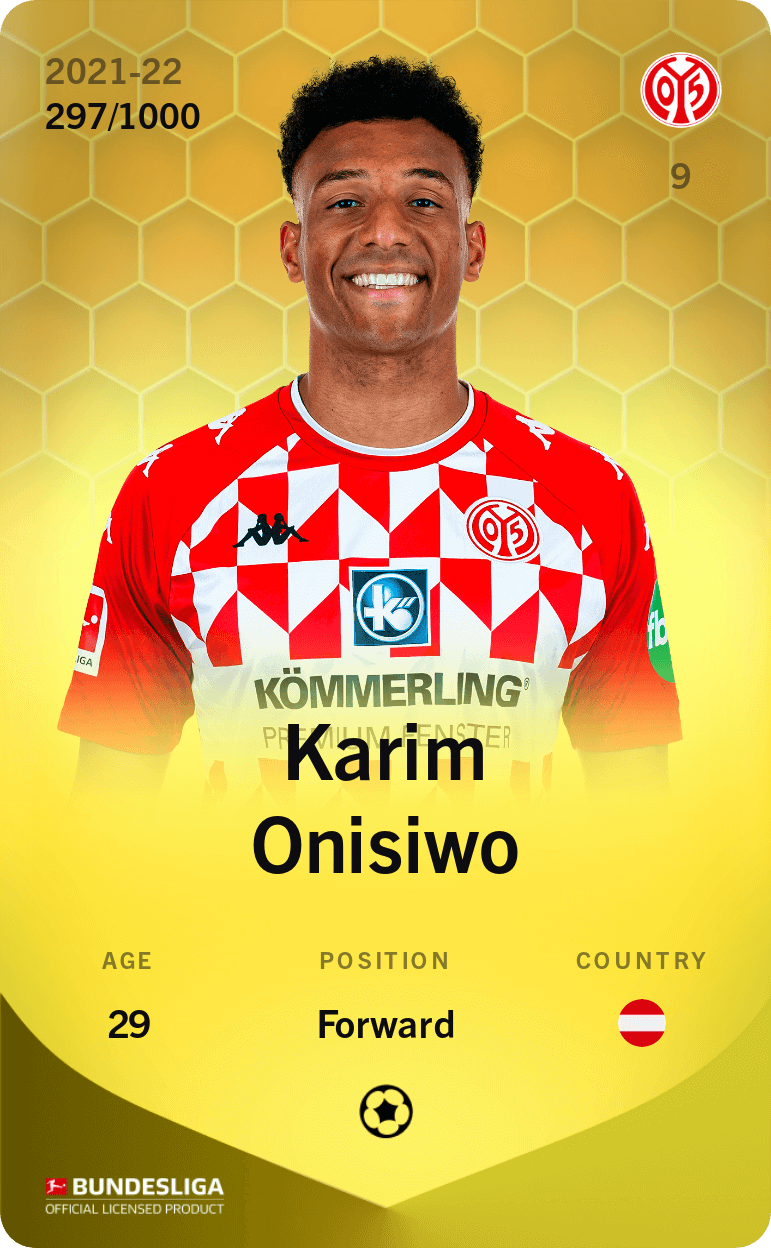 Karim Onisiwo 2021-22 • Limited 297/1000