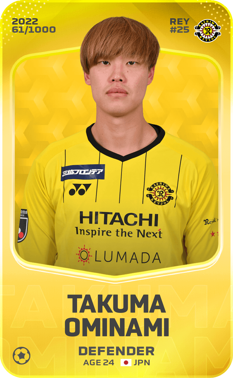 Takuma Ominami 2022-23 • Limited 61/1000