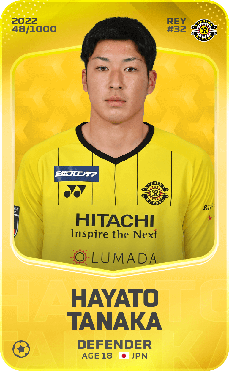 Hayato Tanaka 2022-23 • Limited 48/1000