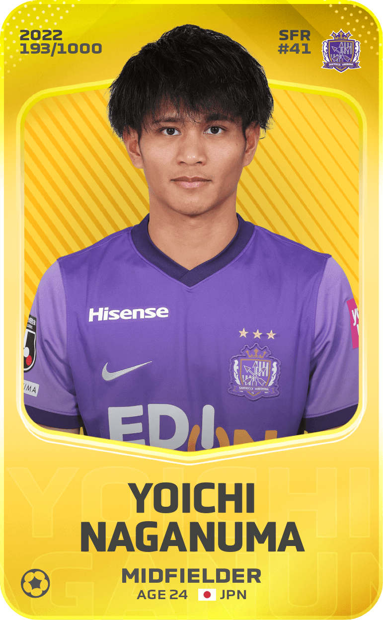 Yoichi Naganuma 2022-23 • Limited 193/1000