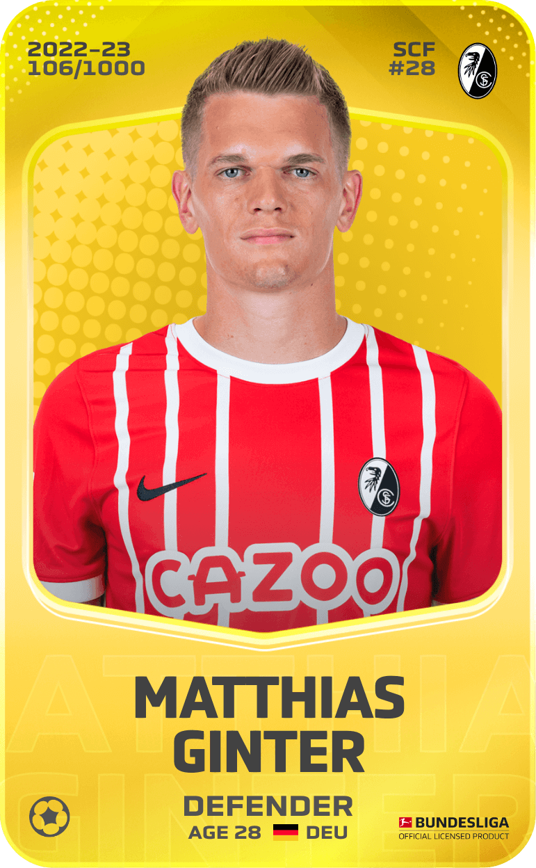 Matthias Ginter 2022-23 • Limited 106/1000