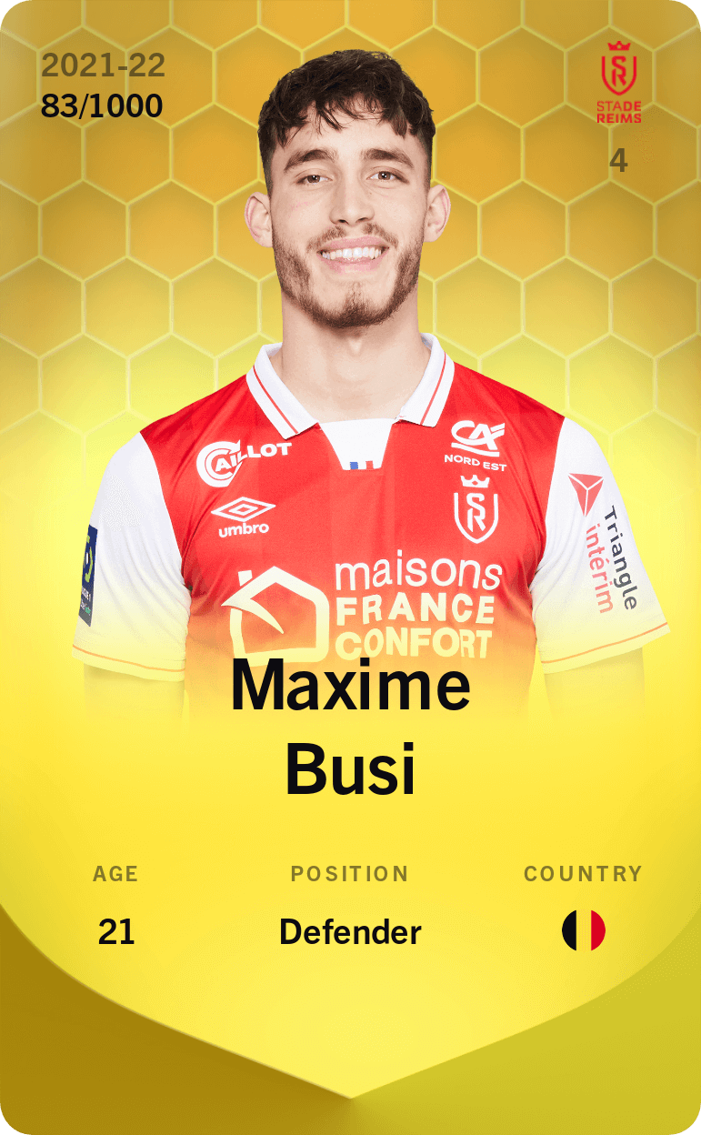 Maxime Busi 2021-22 • Limited 83/1000