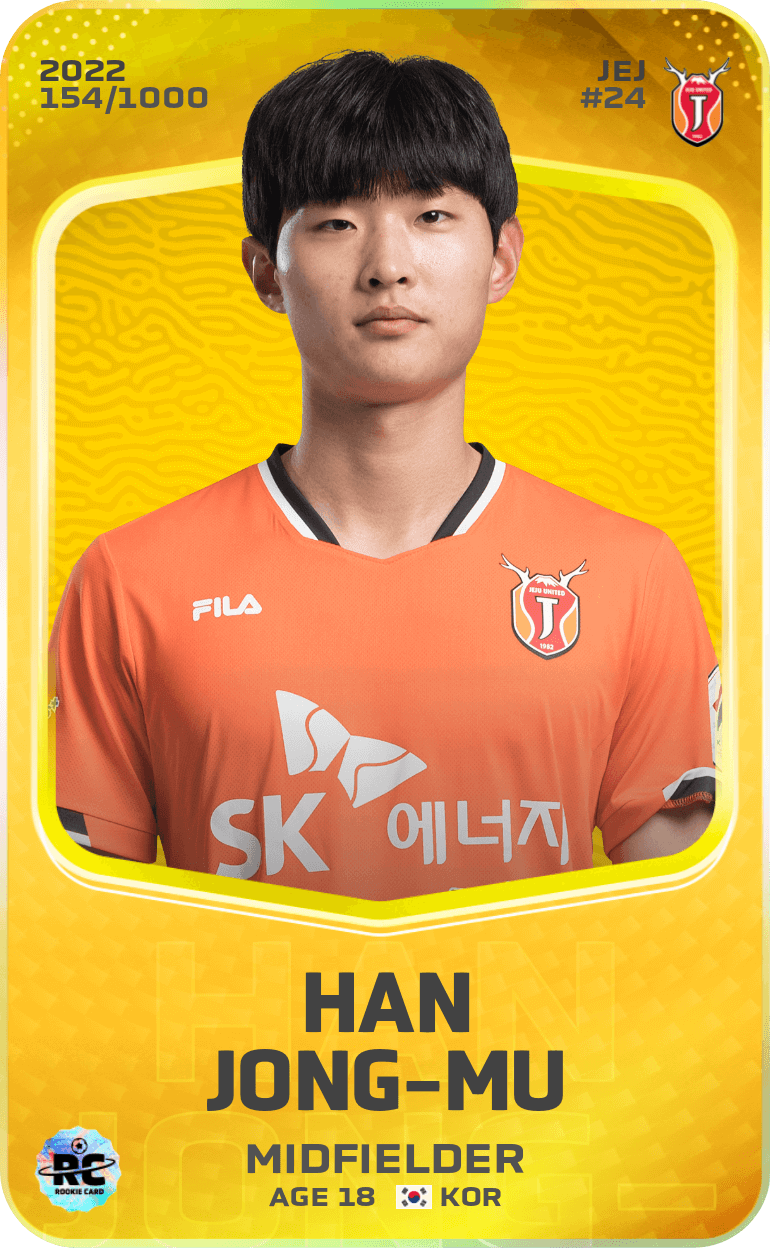 Han Jong-Mu 2022-23 • Limited 154/1000