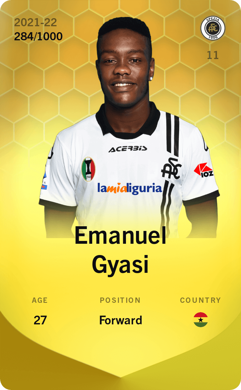 Emanuel Gyasi 2021-22 • Limited 284/1000