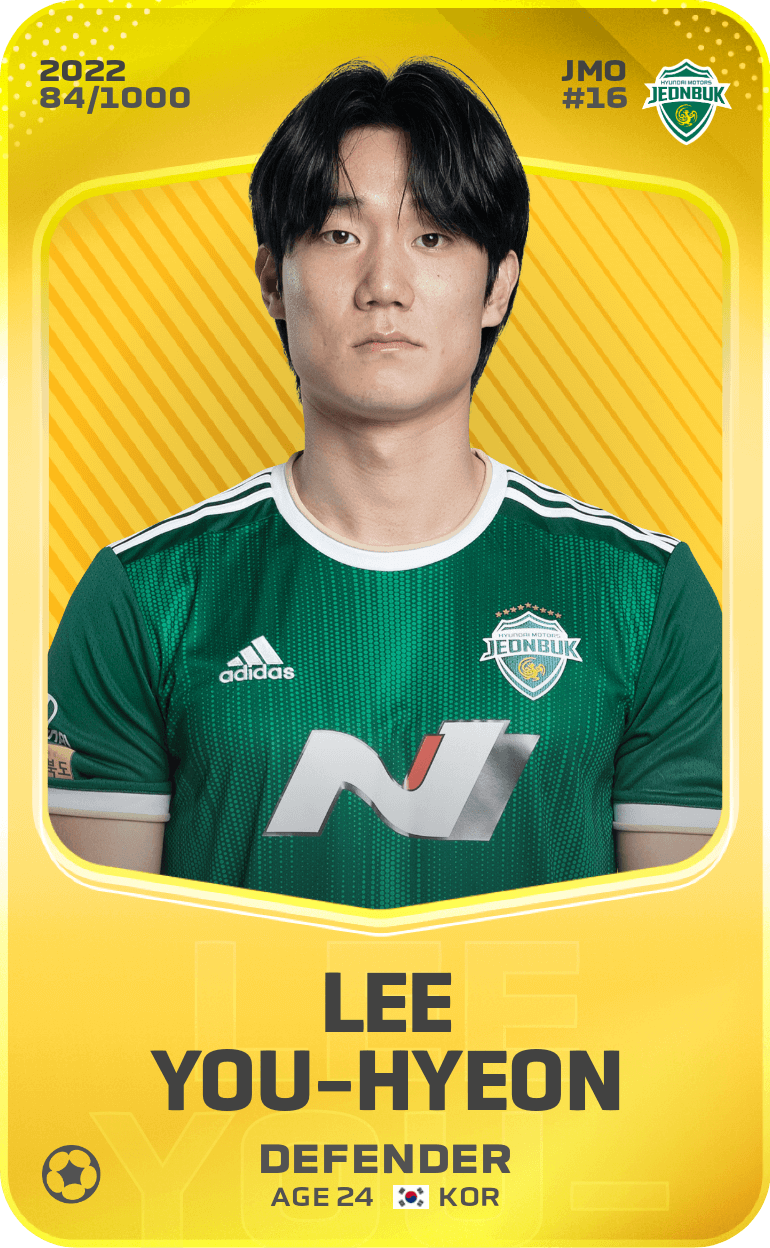 Lee You-Hyeon 2022-23 • Limited 84/1000