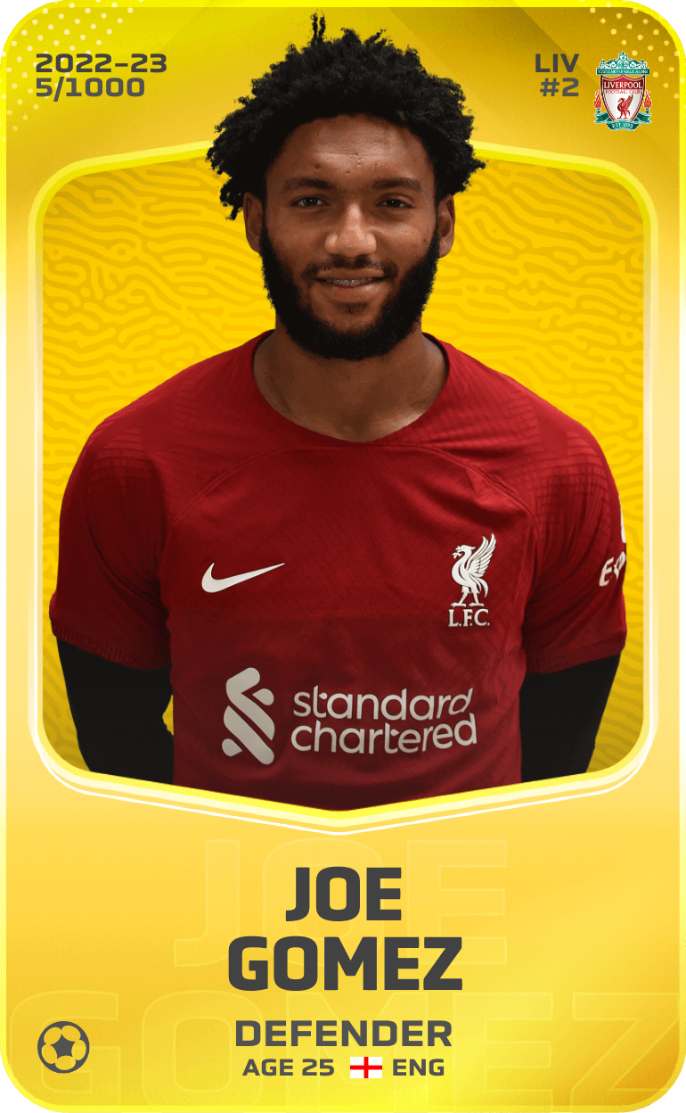 Joe Gomez 2022-23 • Limited 5/1000
