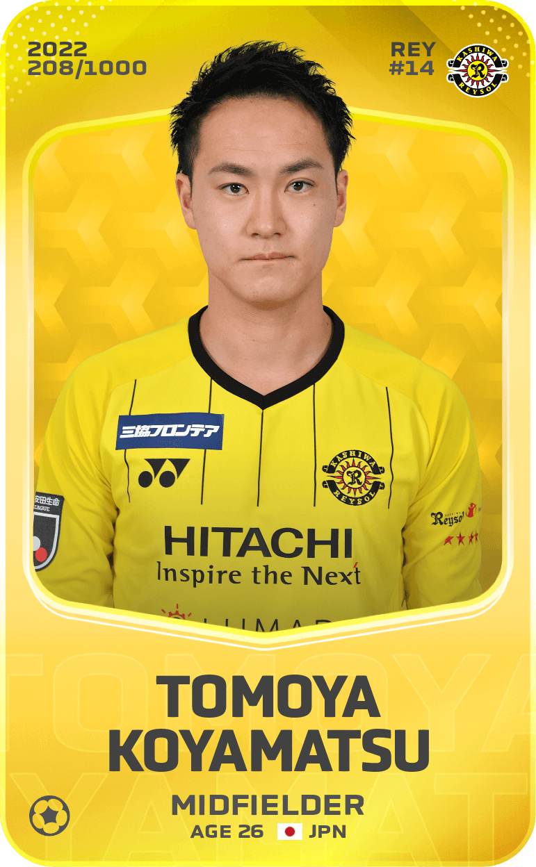 Tomoya Koyamatsu 2022-23 • Limited 208/1000