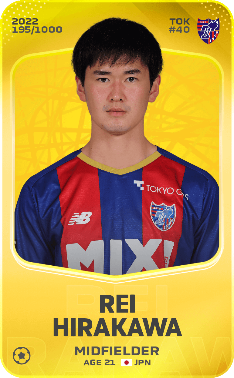 Rei Hirakawa 2022-23 • Limited 195/1000