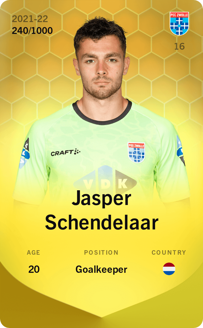 Jasper Schendelaar 2021-22 • Limited 240/1000