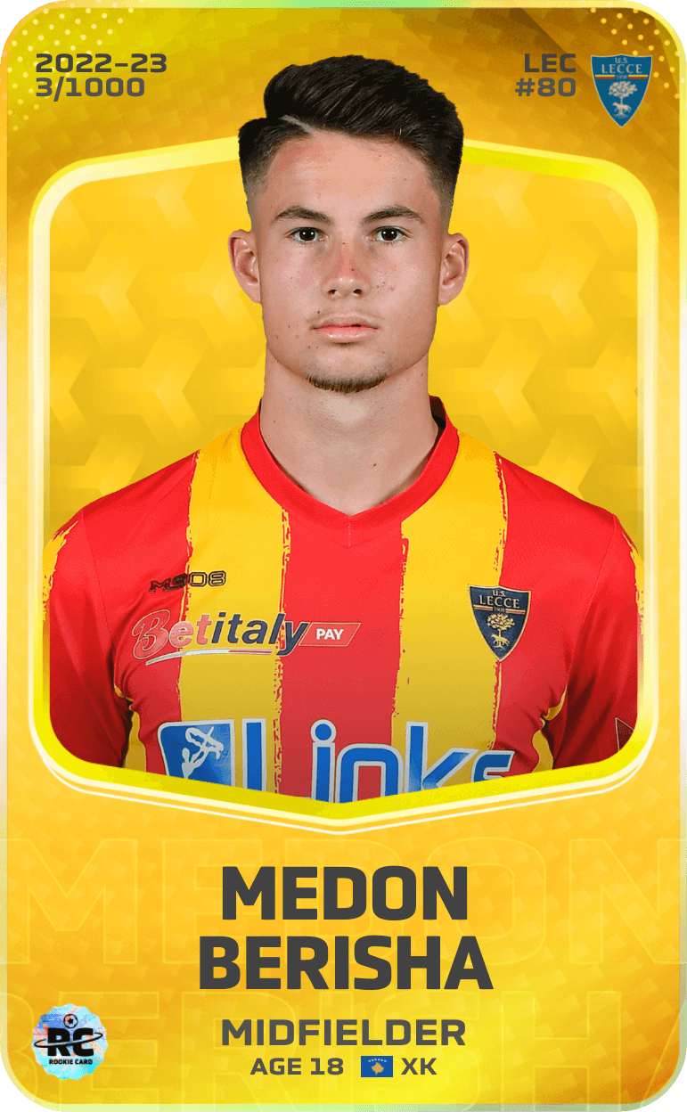Medon Berisha 2022-23 • Limited 3/1000