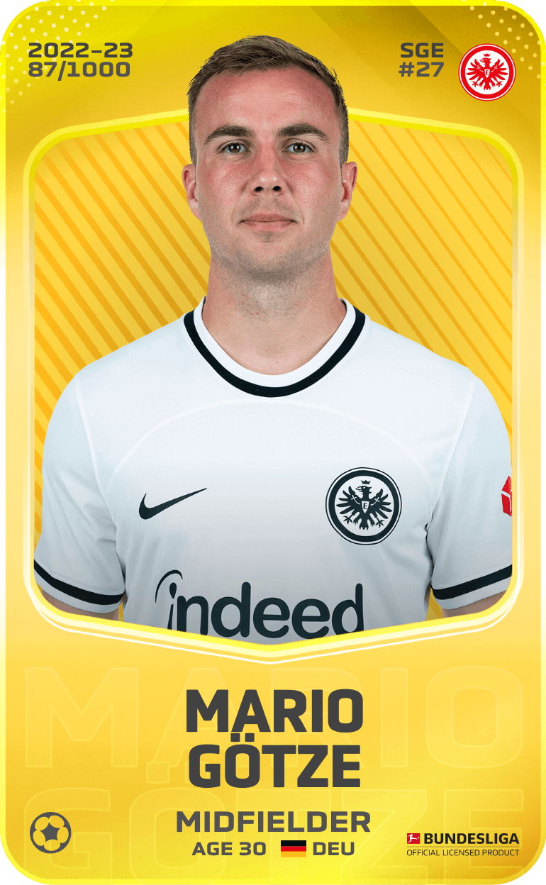 Mario Götze 2022-23 • Limited 87/1000