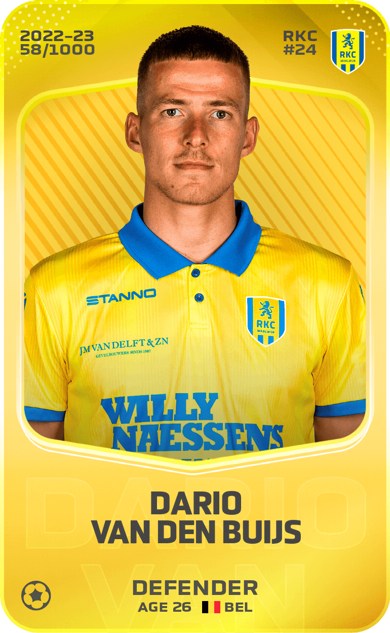 Dario Van den Buijs 2022-23 • Limited 58/1000
