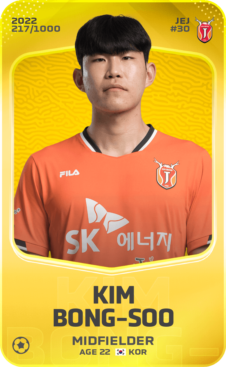 Kim Bong-Soo 2022-23 • Limited 217/1000