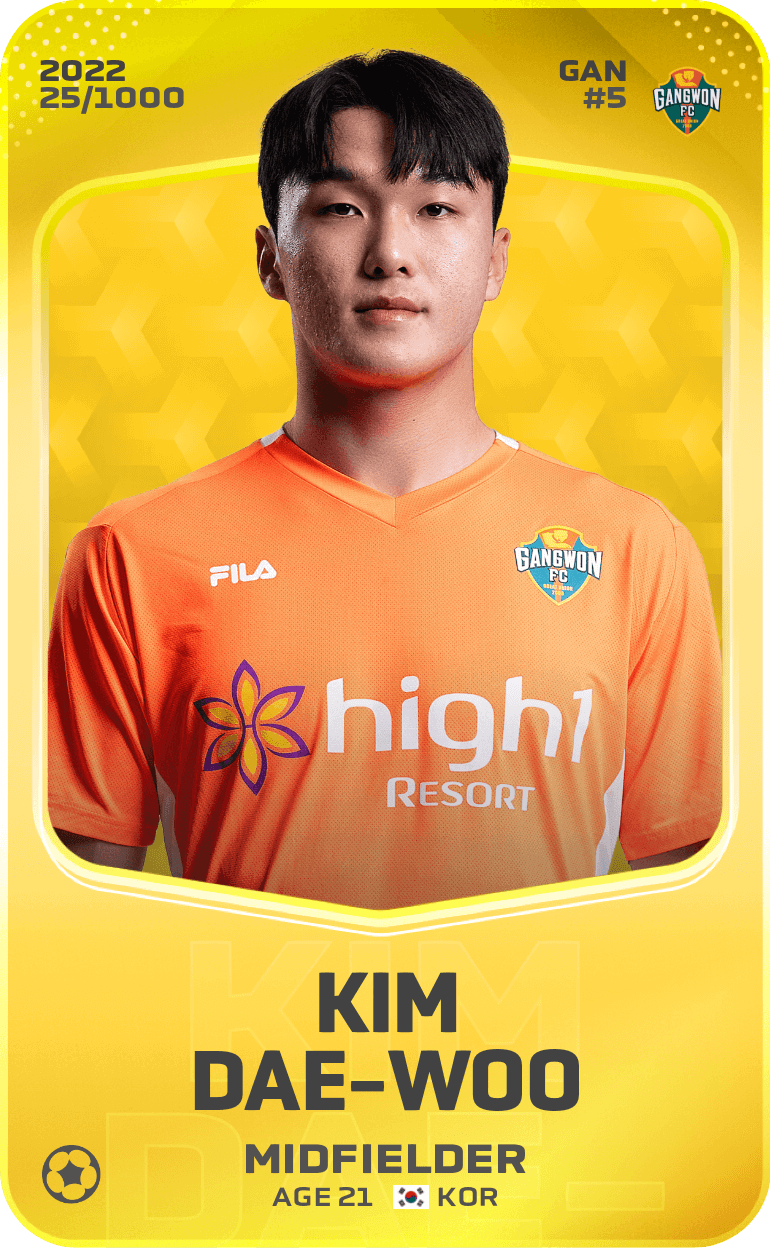 Kim Dae-Woo 2022-23 • Limited 25/1000