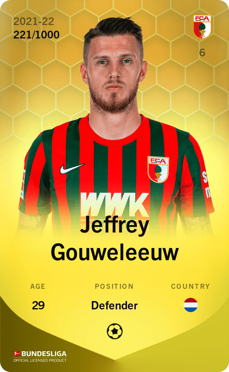 Jeffrey Gouweleeuw 2021-22 • Limited 221/1000