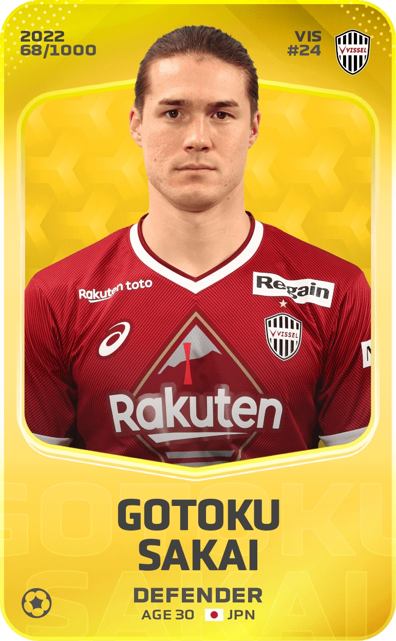 Gotoku Sakai 2022-23 • Limited 68/1000