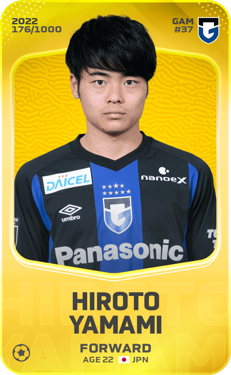 Hiroto Yamami 2022-23 • Limited 176/1000