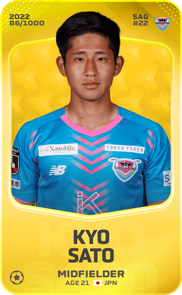 Kyo Sato 2022-23 • Limited 86/1000