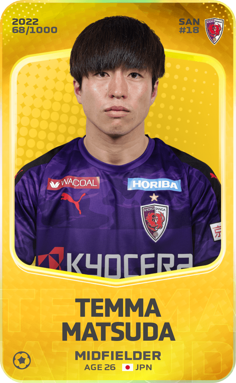 Temma Matsuda 2022-23 • Limited 68/1000