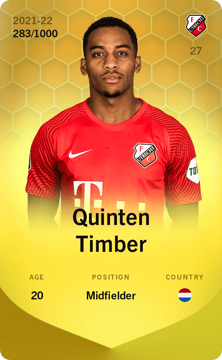 Quinten Timber 2021-22 • Limited 283/1000