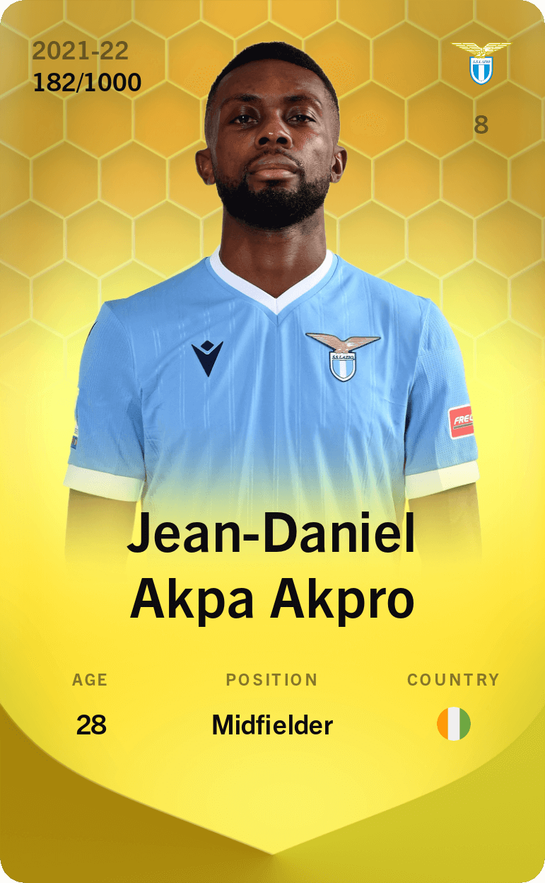 Jean-Daniel Akpa Akpro 2021-22 • Limited 182/1000