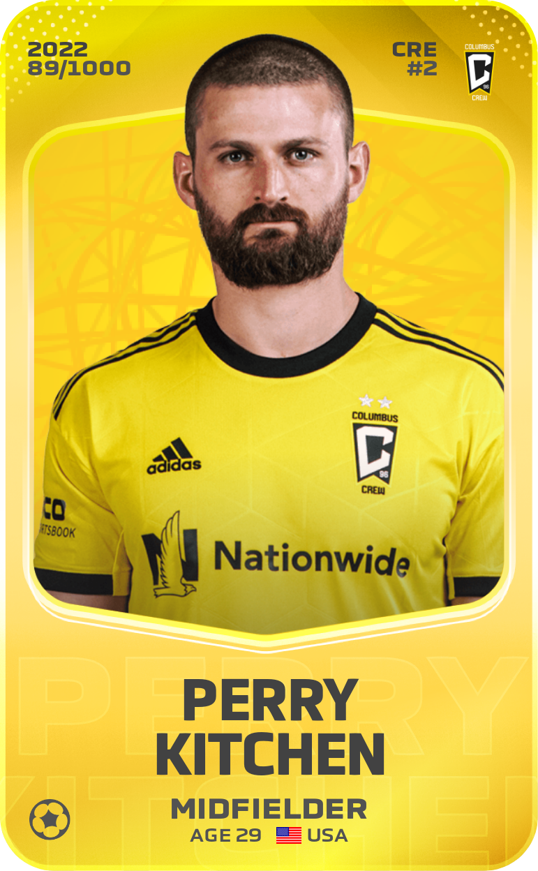 Sorare - Sorare Official - Perry Kitchen 2022-23 • Limited 89/1000 - NFT # 44441537564489635827938910373404135381707410923917162232097203514034974734909