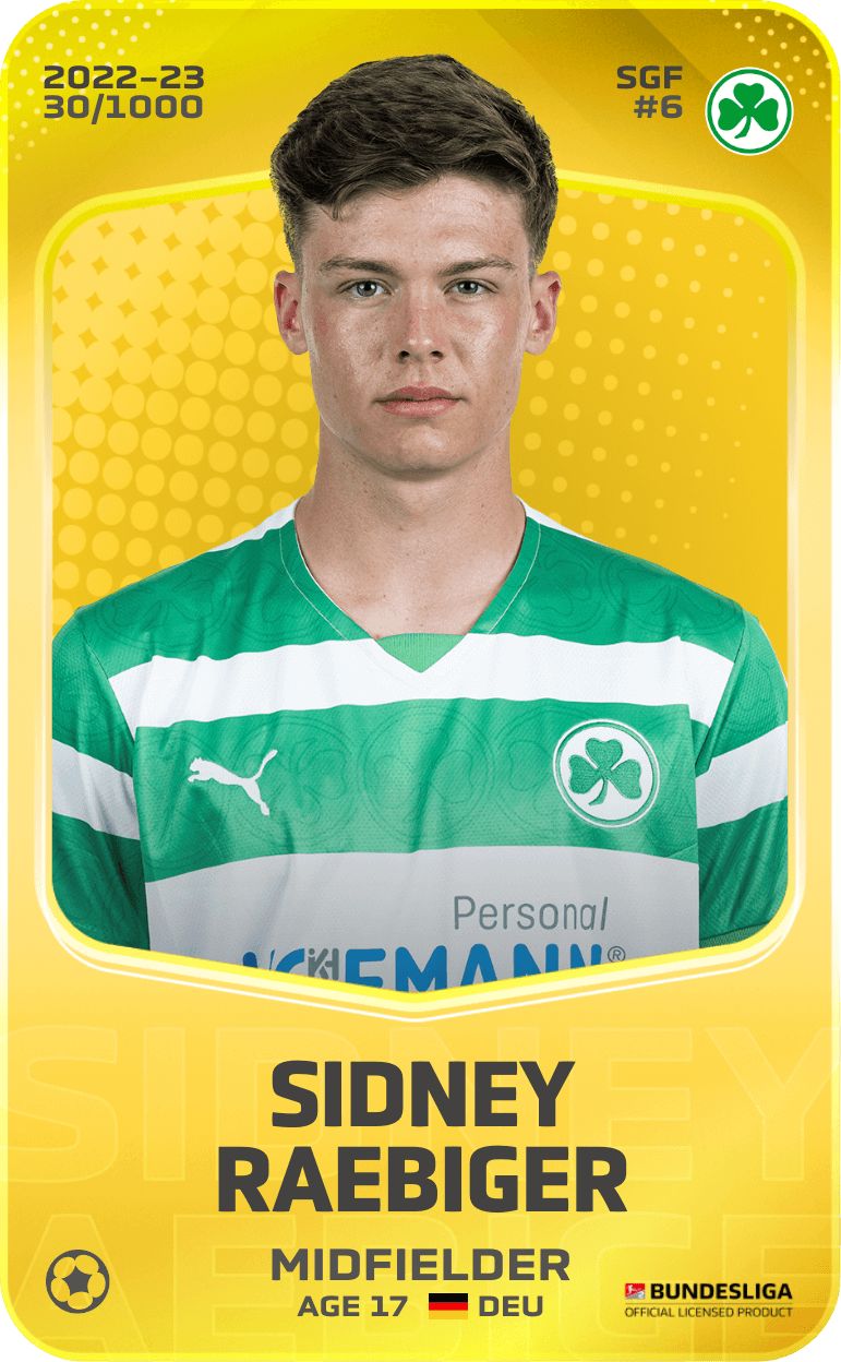 Sidney Raebiger 2022-23 • Limited 30/1000
