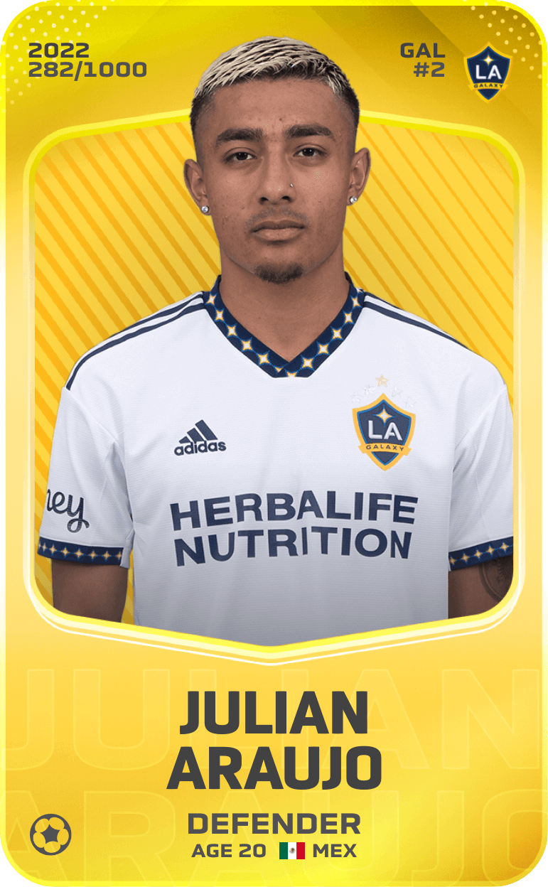 Julian Araujo 2022-23 • Limited 282/1000