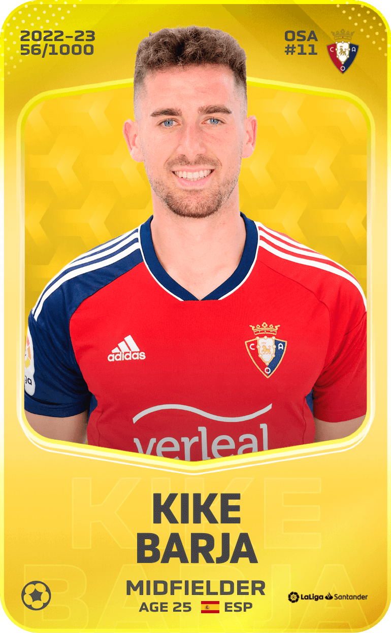 Kike Barja 2022-23 • Limited 56/1000