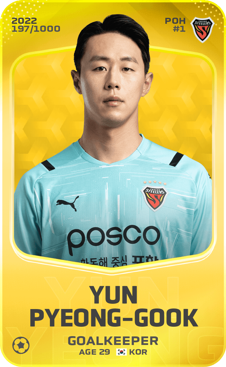 Yun Pyeong-Gook 2022-23 • Limited 197/1000
