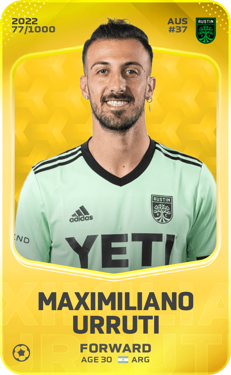 Maximiliano Urruti 2022-23 • Limited 77/1000