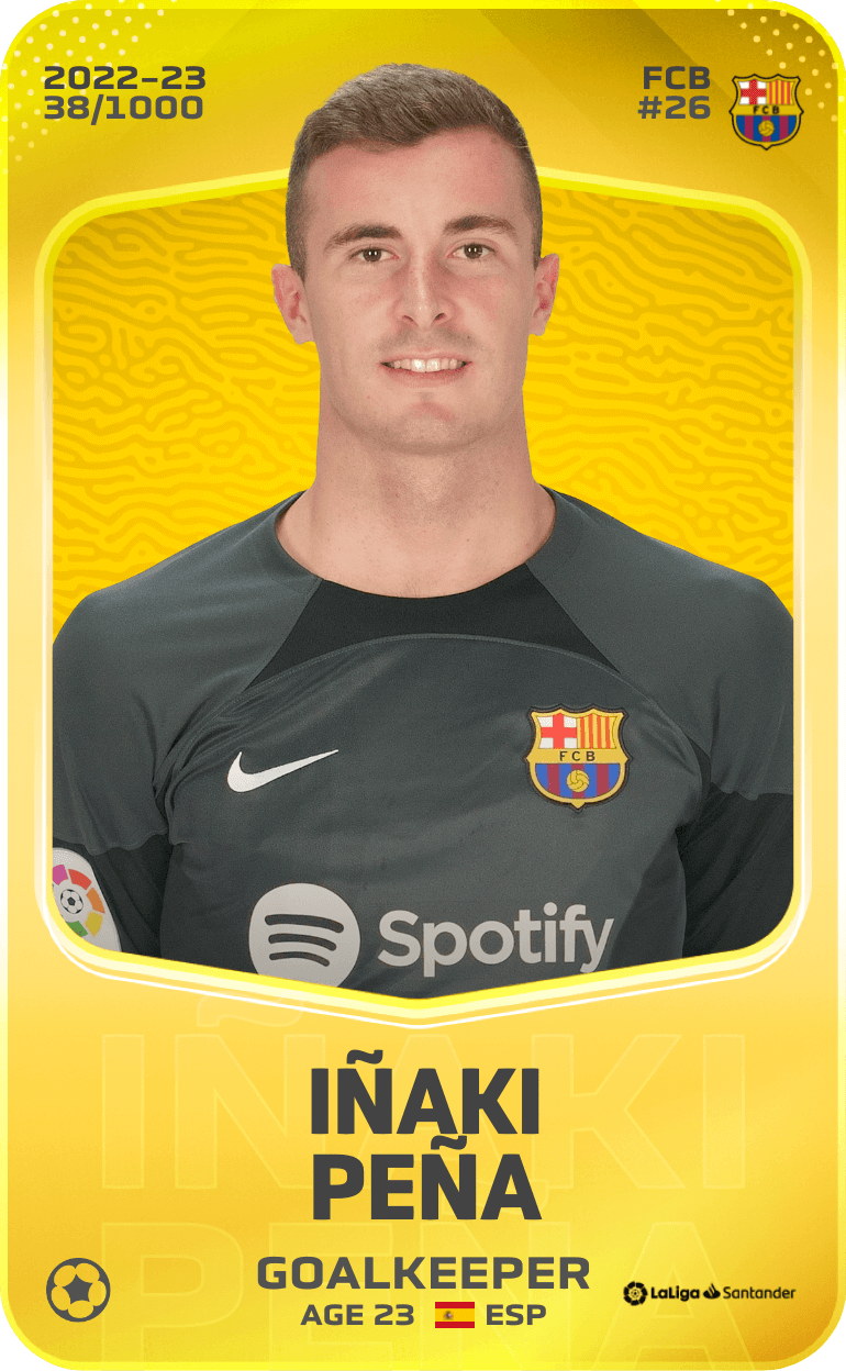 Iñaki Peña 2022-23 • Limited 38/1000