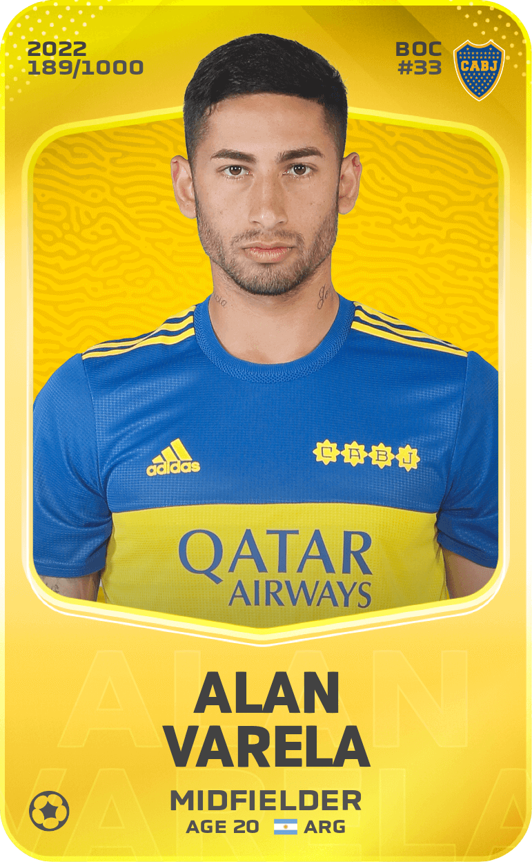 Alan Varela 2022-23 • Limited 189/1000