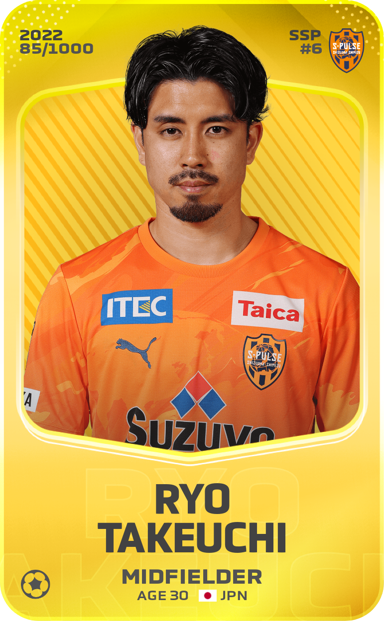 Sorare - Sorare Official - Ryo Takeuchi 2022-23 • Limited 85/1000 - NFT # 65674458201307850811130686957980315183771711424916989286330524343344180112263