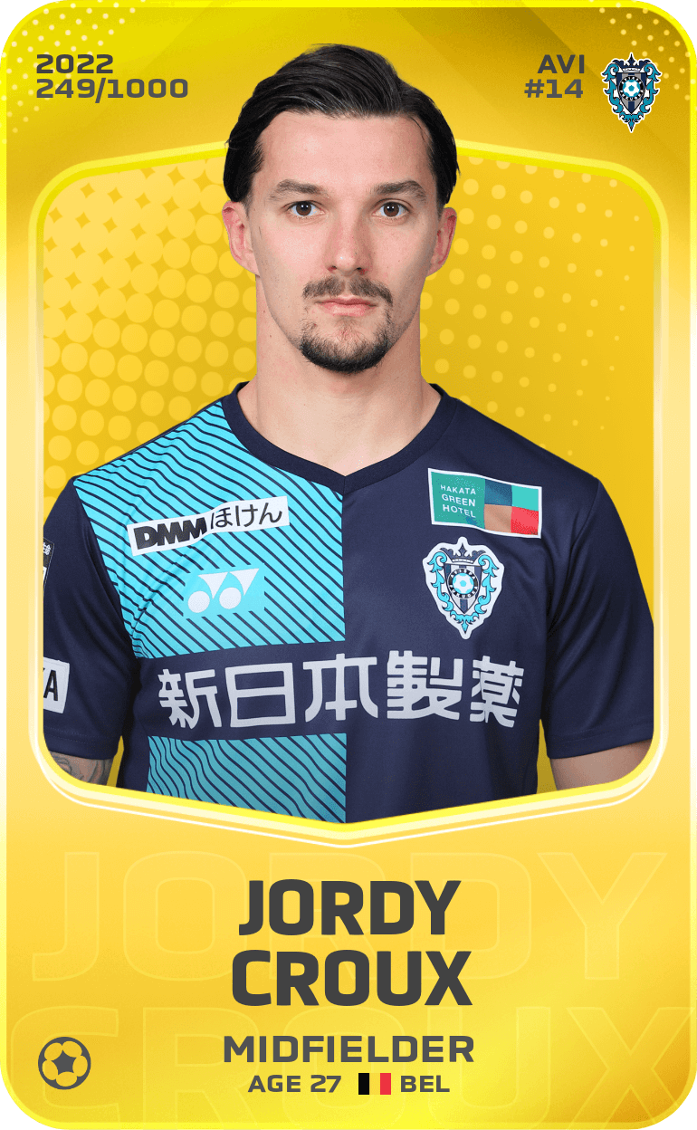 Jordy Croux 2022-23 • Limited 249/1000
