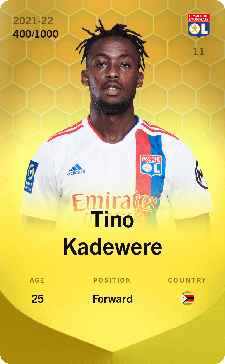Tino Kadewere 2021-22 • Limited 400/1000