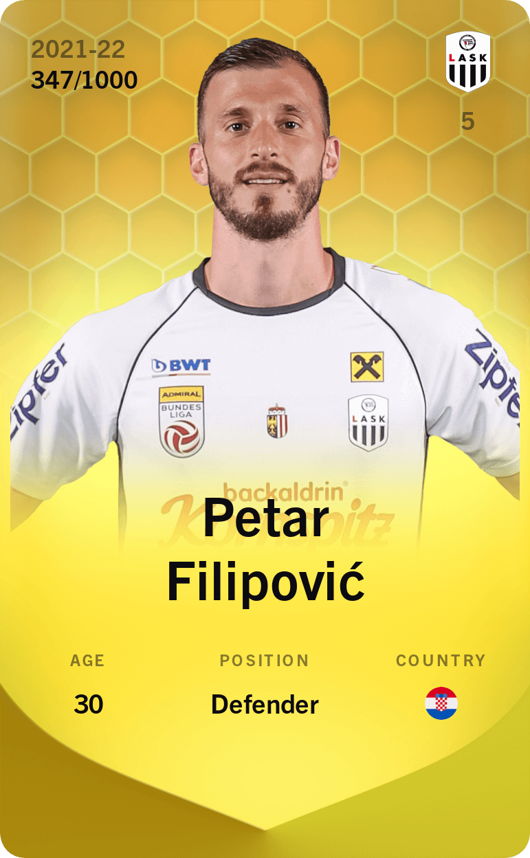 Petar Filipović 2021-22 • Limited 347/1000