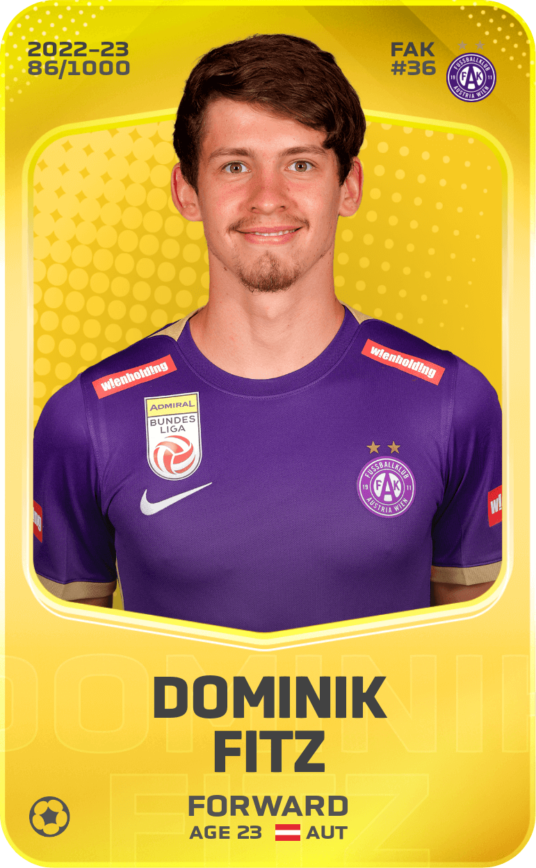 Dominik Fitz 2022-23 • Limited 86/1000