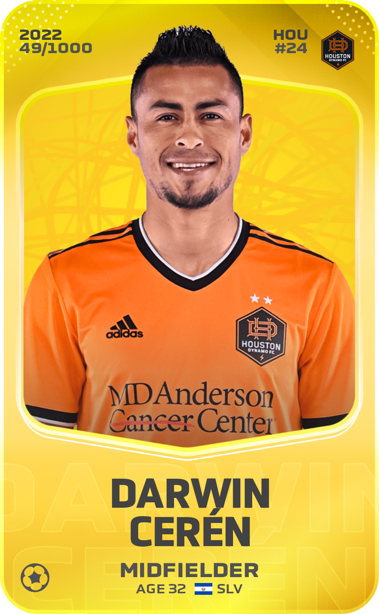 Sorare - Sorare Official - Darwin Cerén 2022-23 • Limited 49/1000 - NFT # 35153272701986645846242924205570576717856461495276466177205824907067644012746