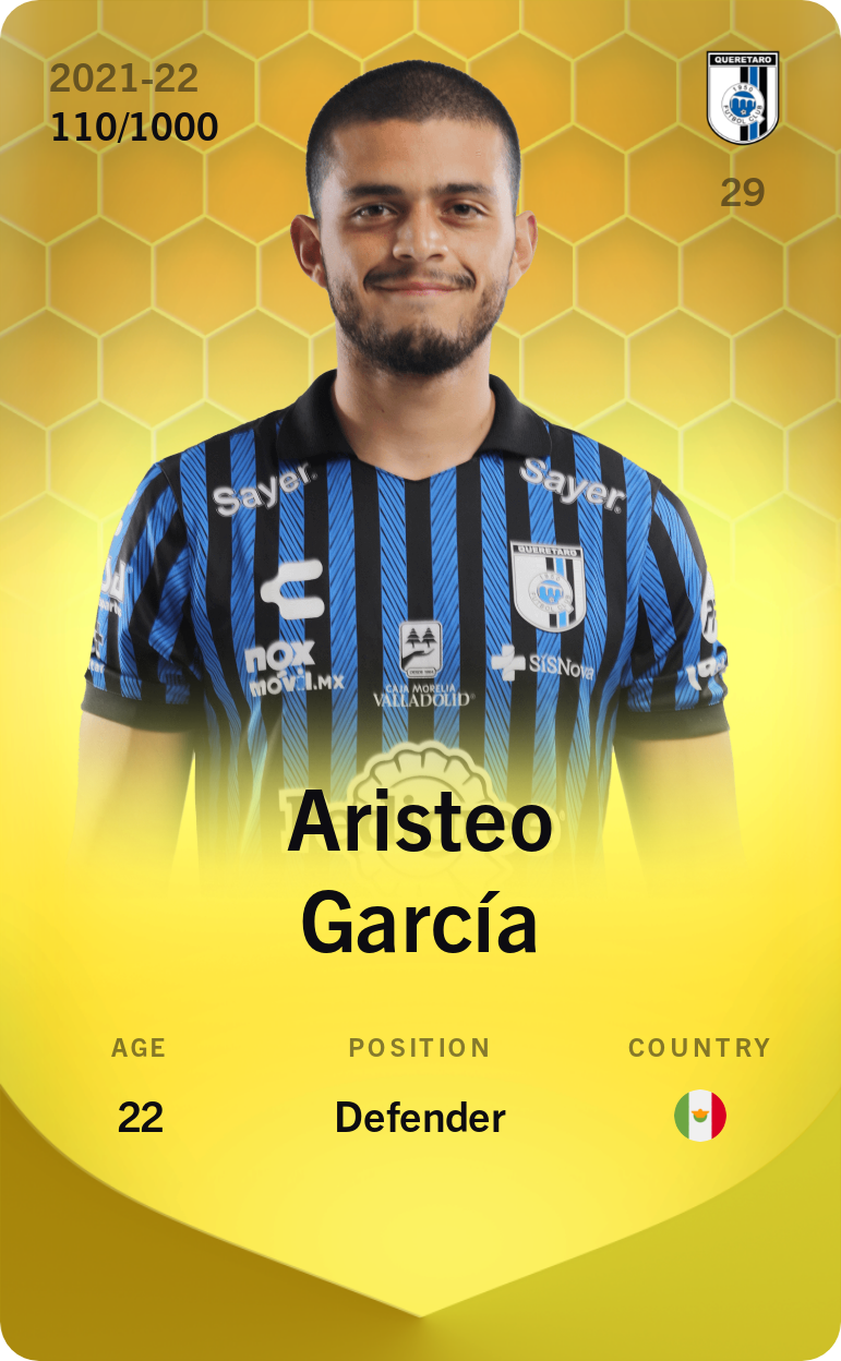 Sorare - Sorare Official - Aristeo García 2021-22 • Limited 110/1000 - NFT # 68242468672349528801986260866273860745467731525314654827469993347247922741301