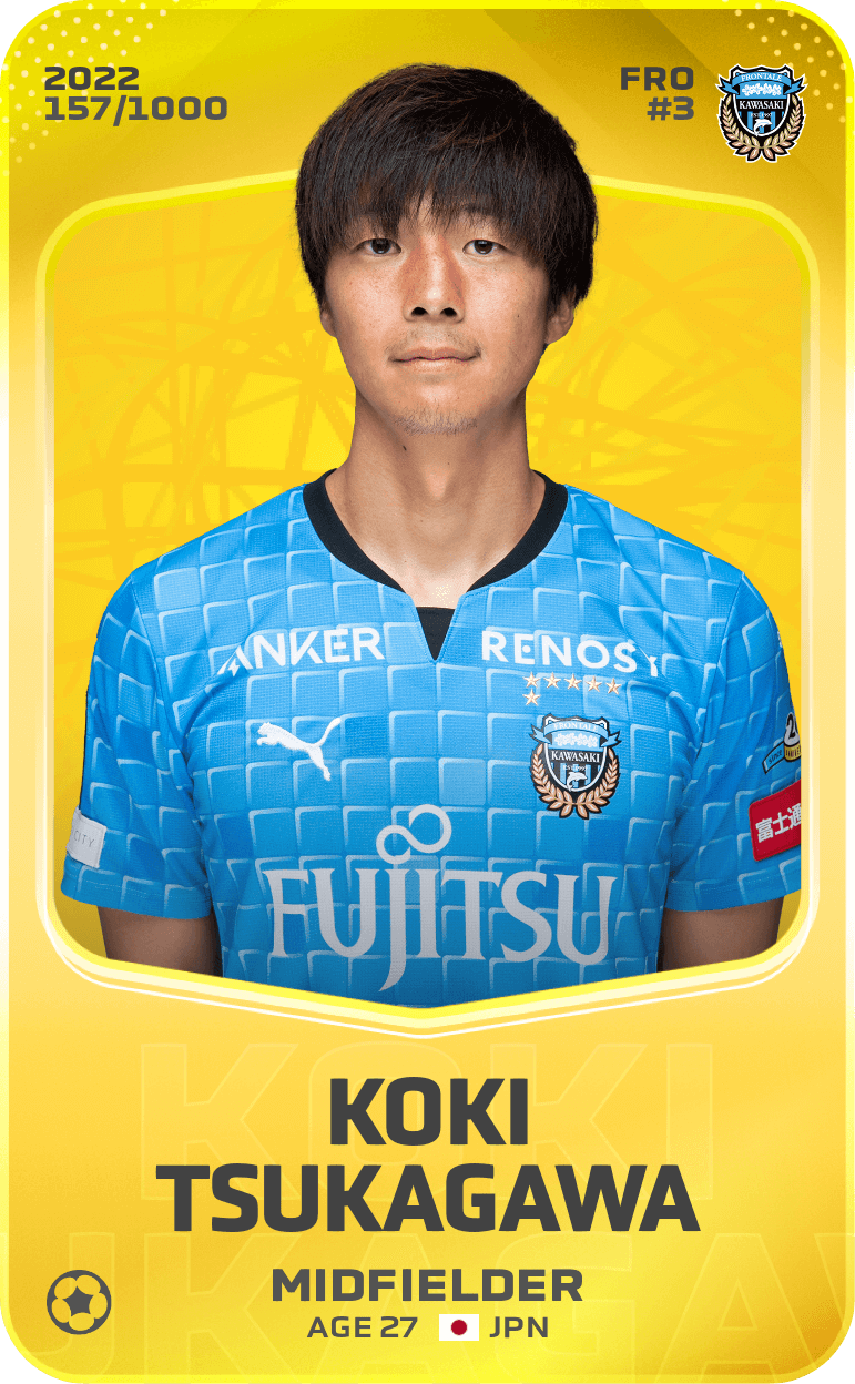 Koki Tsukagawa 2022-23 • Limited 157/1000