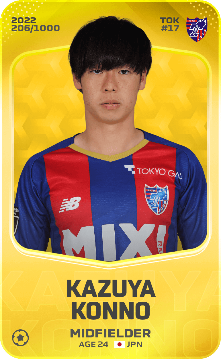 Kazuya Konno 2022-23 • Limited 206/1000