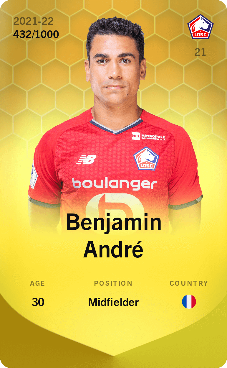 Benjamin André 2021-22 • Limited 432/1000