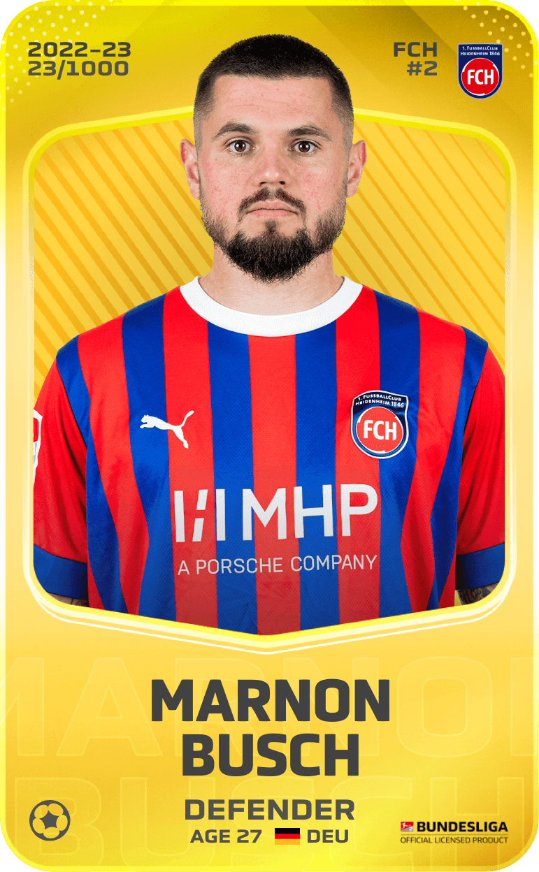 Marnon Busch 2022-23 • Limited 23/1000
